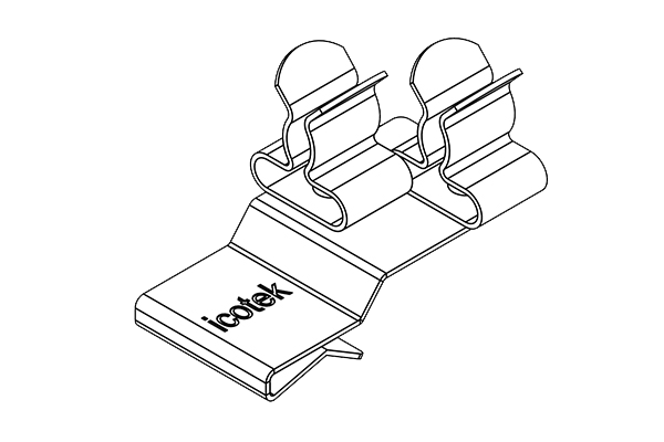 EMC shield clamps for metal sheet edges, pluggable with or EMC shield clamps for metal sheet edges, pluggable with or